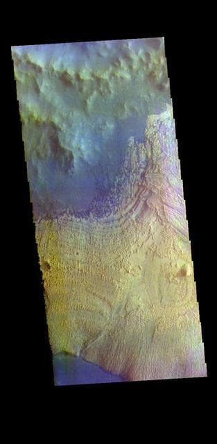 NASA image: Becquerel Crater - False Color
