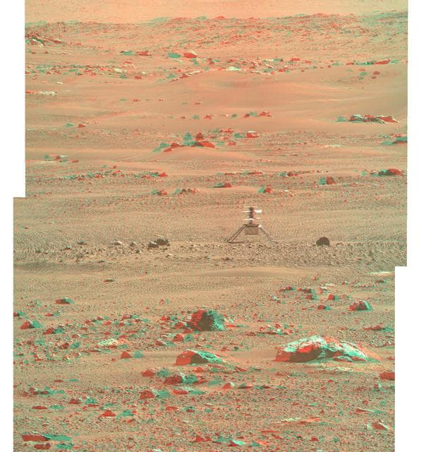 NASA image: Ingenuity Helicopter in 3D