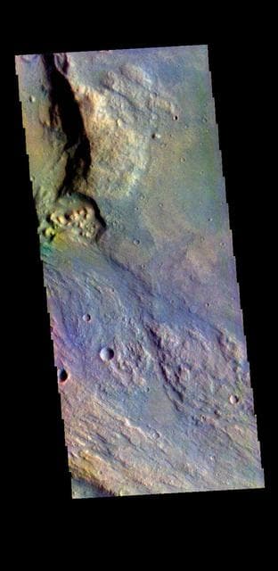 NASA image: Margaritifer Terra - False Color