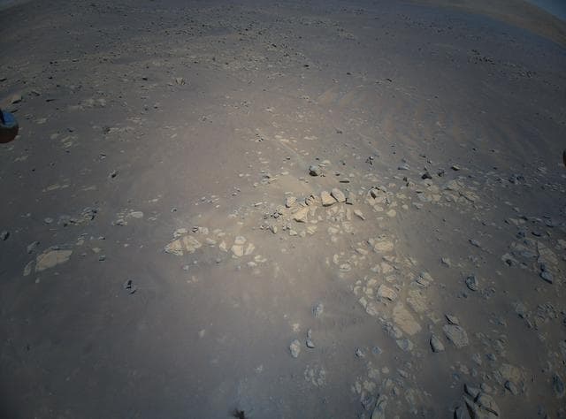 NASA image: Aerial View of Jezero Crater's Raised Ridges