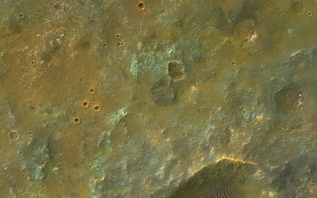 NASA image: Colorful Plains South of Coprates Chasma