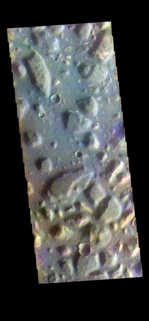 NASA image: Ariadnes Colles - False Color
