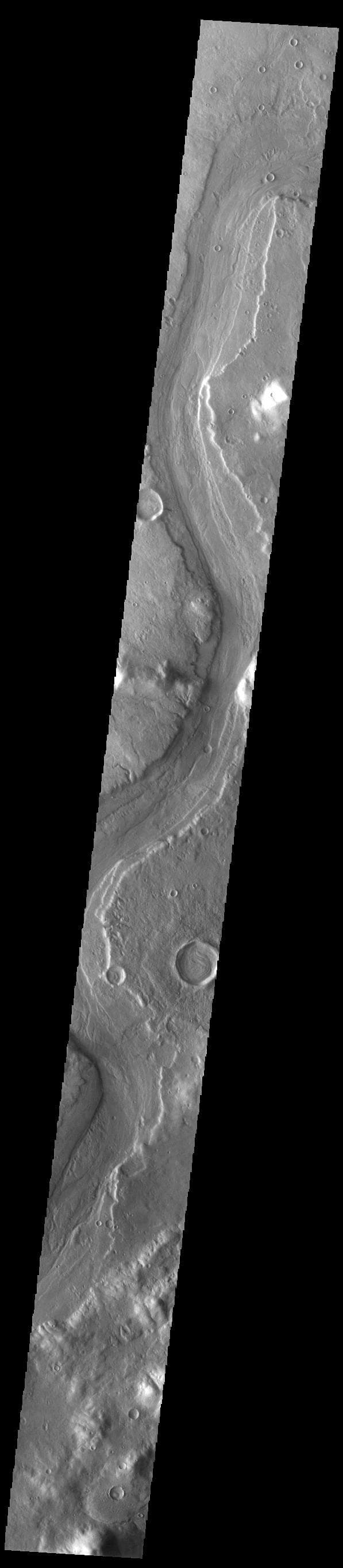 NASA image: Reull Vallis