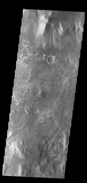 NASA image: Eberswalde Crater Delta