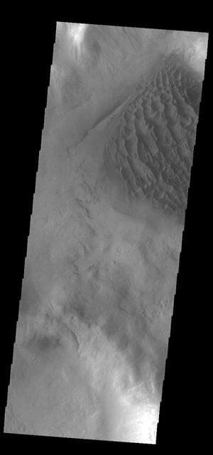 NASA image: Matara Crater Dunes