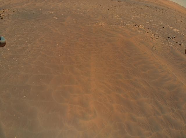 NASA image: Ingenuity Spots Dune Fields During Ninth Flight