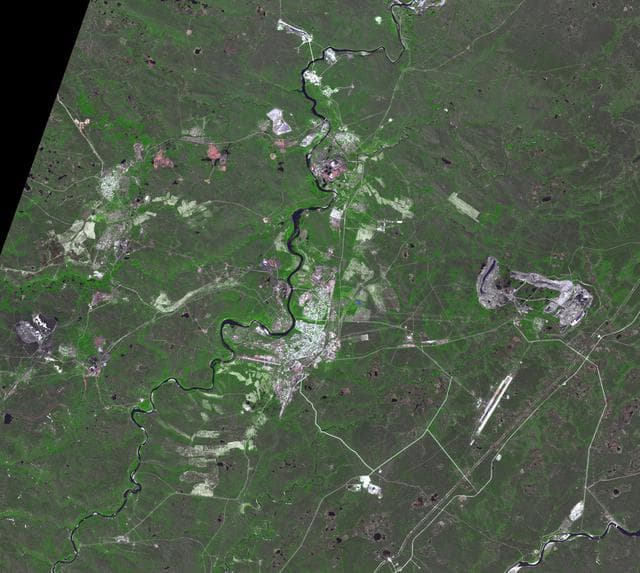 NASA image: Vorkuta, Russia