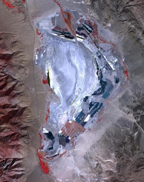 NASA image: Owens Lake, CA, 2020