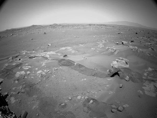 NASA image: Perseverance Rover Camera View of Long Autonomous Drive