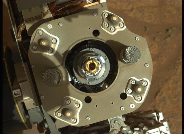 NASA image: Sample Tube in Perseverance's Coring Drill