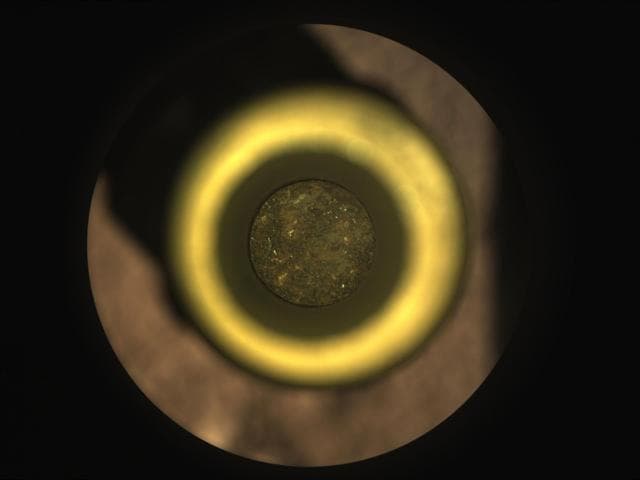 NASA image: Perseverance's First Cored Mars Rock in Sample Tube