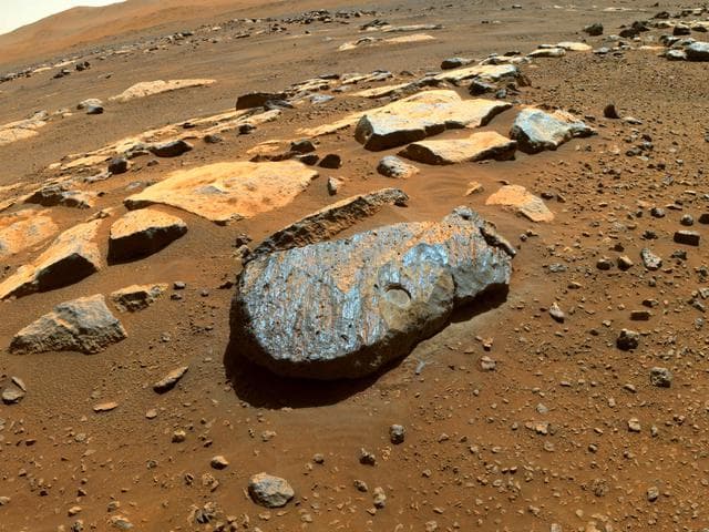 NASA image: Abrasion Patch on Rochette