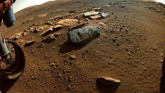 NASA image: Rochette After Perseverance Sampling