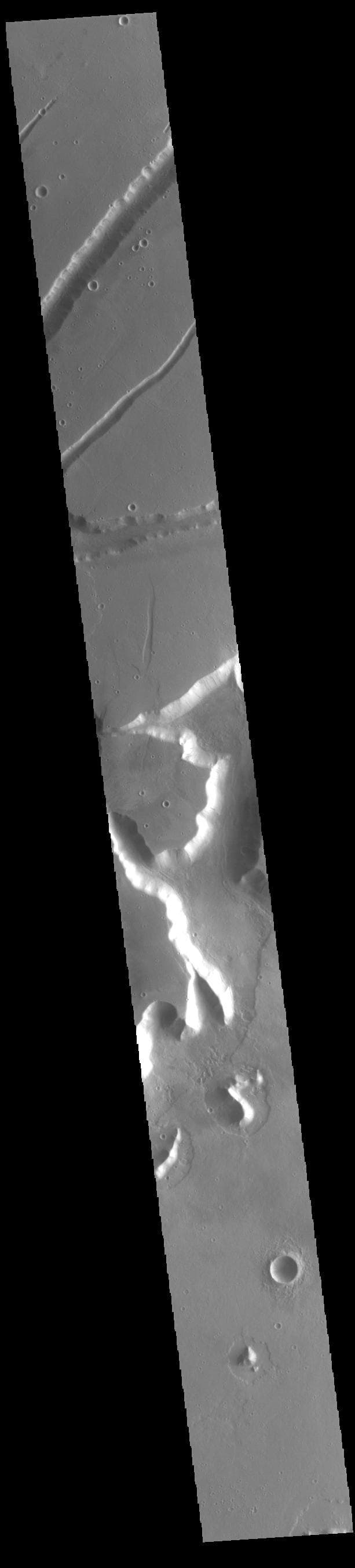NASA image: Labeatis Fossae