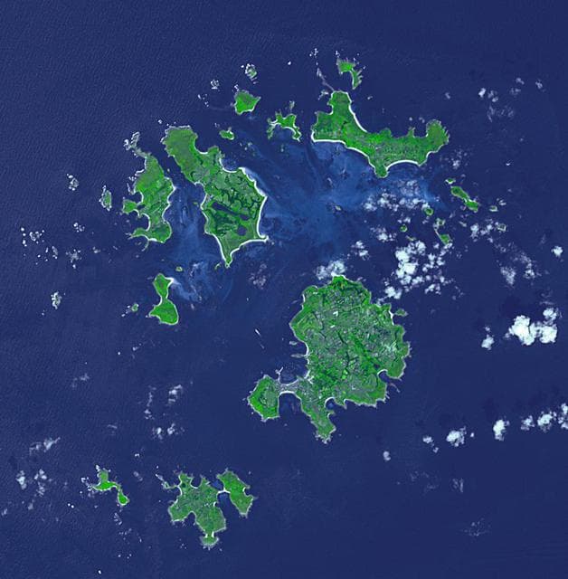 NASA image: Isles of Scilly, UK