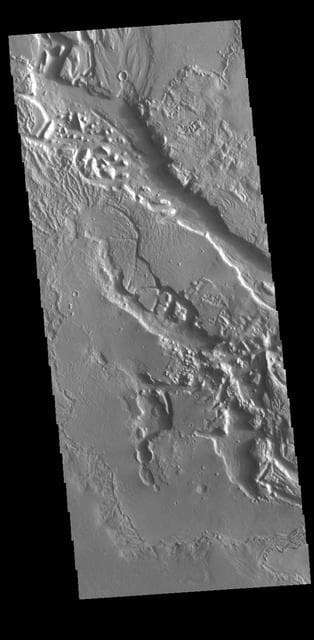 NASA image: Hrad Vallis