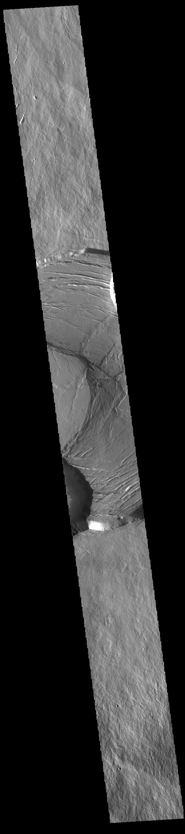 NASA image: Olympus Mons Summit