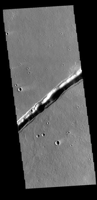 NASA image: Labeatis Fossae