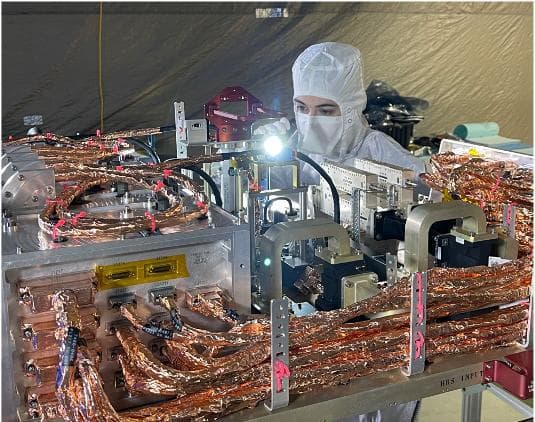 NASA image: Examining the Radio Frequency Panel of NASA's Europa Clipper
