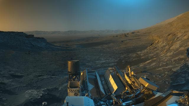 NASA image: A Picture Postcard From Curiosity's Navcams