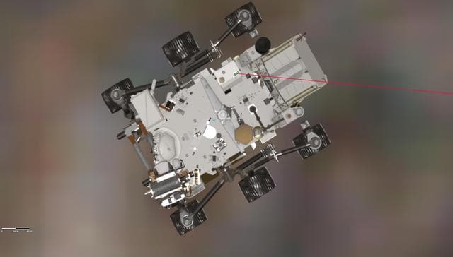 NASA image: Orientation of Mars Helicopter Base Station Antenna for Flight 17