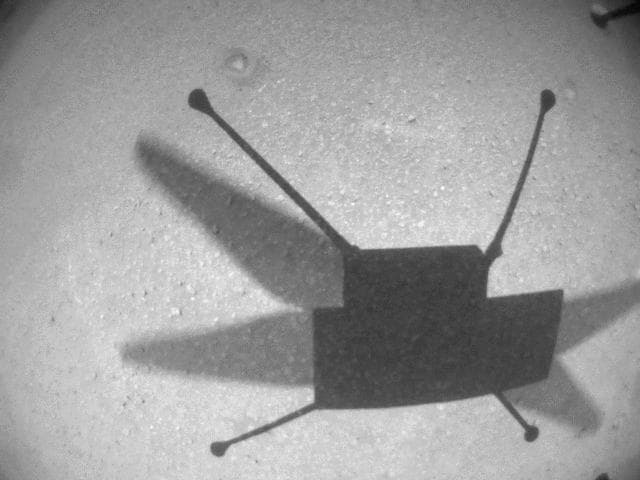 NASA image: Ingenuity Captures Flight 14 Video