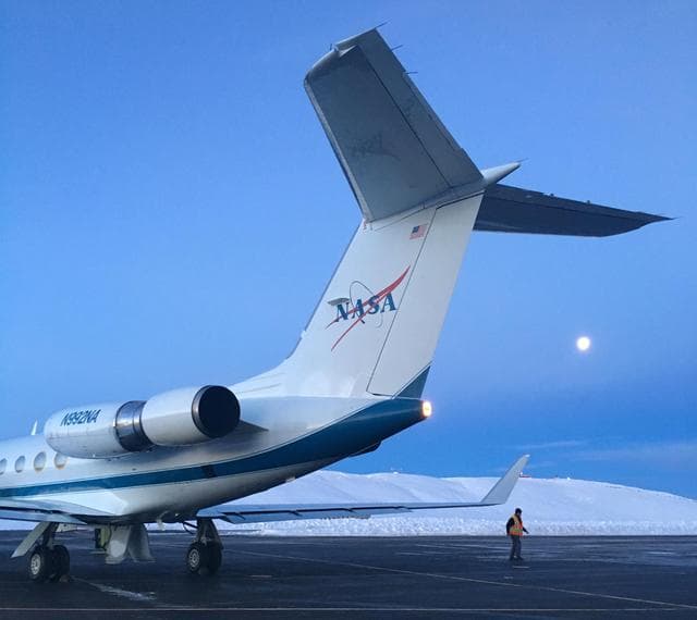 NASA image: NASA's OMG at Thule Air Base, Greenland