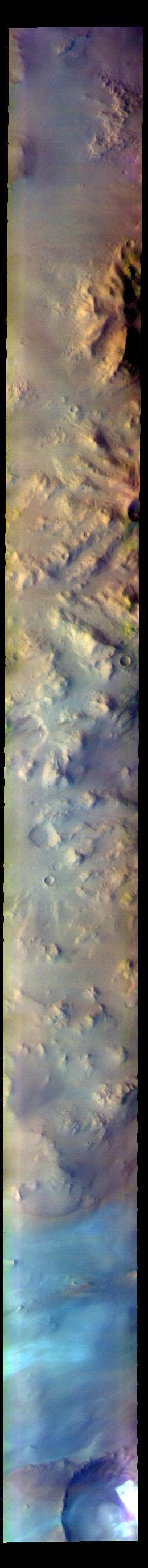 NASA image: Australe Montes - False Color