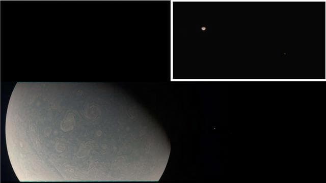 NASA image: Jupiter With Io and Callisto