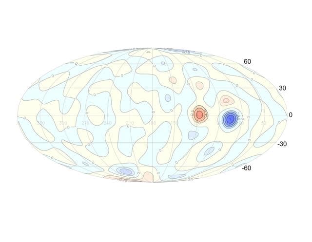 NASA image: Mapping the Great Blue Spot