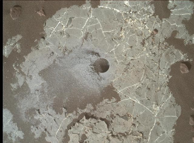 NASA image: Highfield Drill Hole