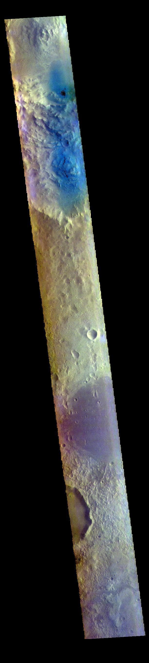 NASA image: Arabia Terra - False Color