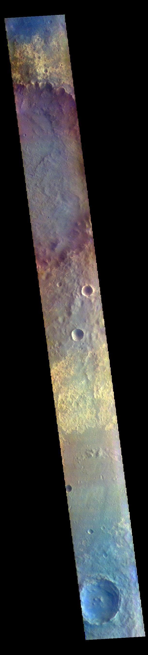 NASA image: Arabia Terra - False Color