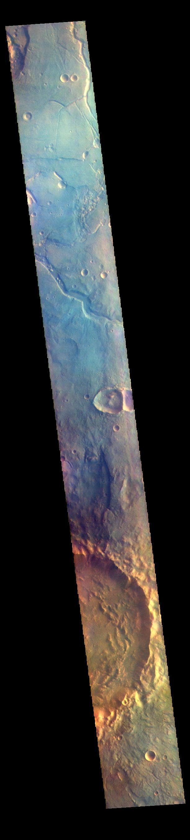 NASA image: Arabia Terra - False Color