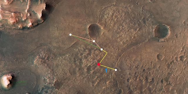 NASA image: Ingenuity Flights to the Delta