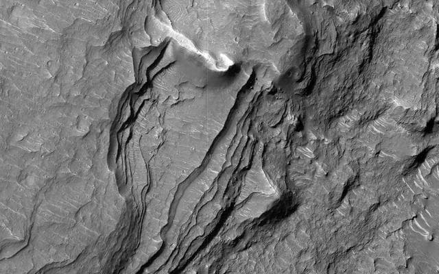 NASA image: A Tale of Collapse Terrain