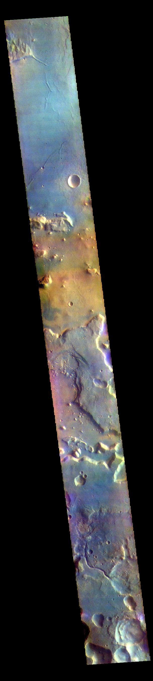 NASA image: Arabia Terra - False Color