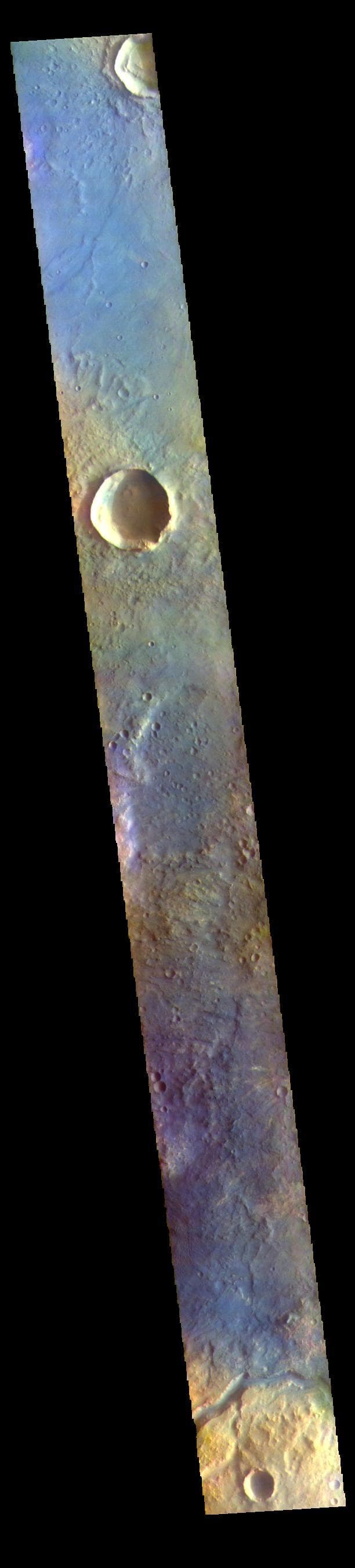 NASA image: Syrtis Major Planum - False Color