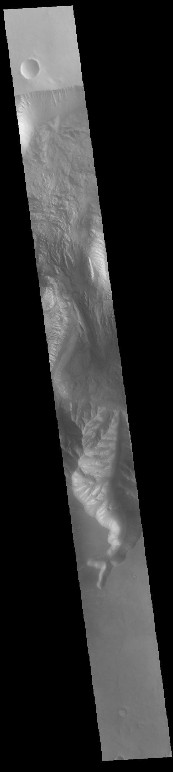 NASA image: Hebes Chasma