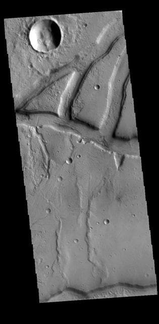 NASA image: Idaeus Fossae