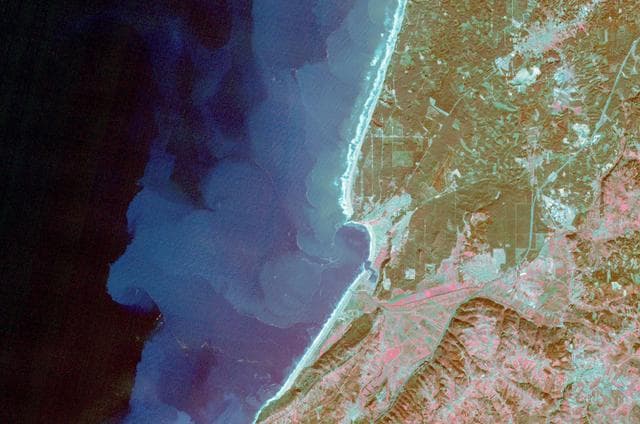 NASA image: Nazare, Portugal