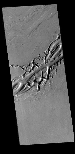 NASA image: Olympica Fossae