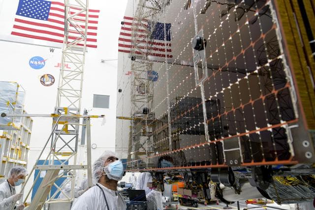 NASA image: Up Close With a Solar Panel on Psyche
