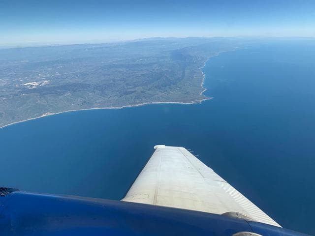 NASA image: Aerial View of Point Conception, California, and the Dangermond Preserve