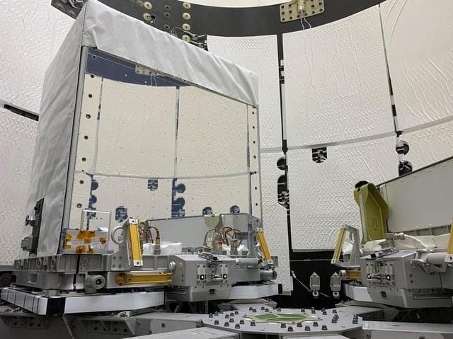 NASA image: EMIT Inside SpaceX Falcon 9 Trunk Ahead of Transport