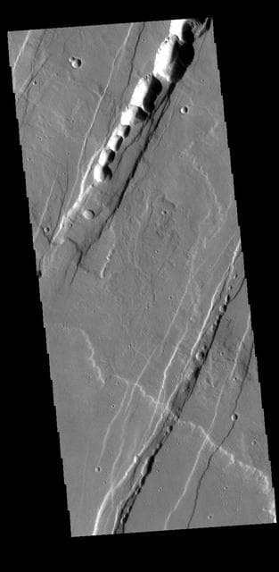 NASA image: Tantalus Fossae