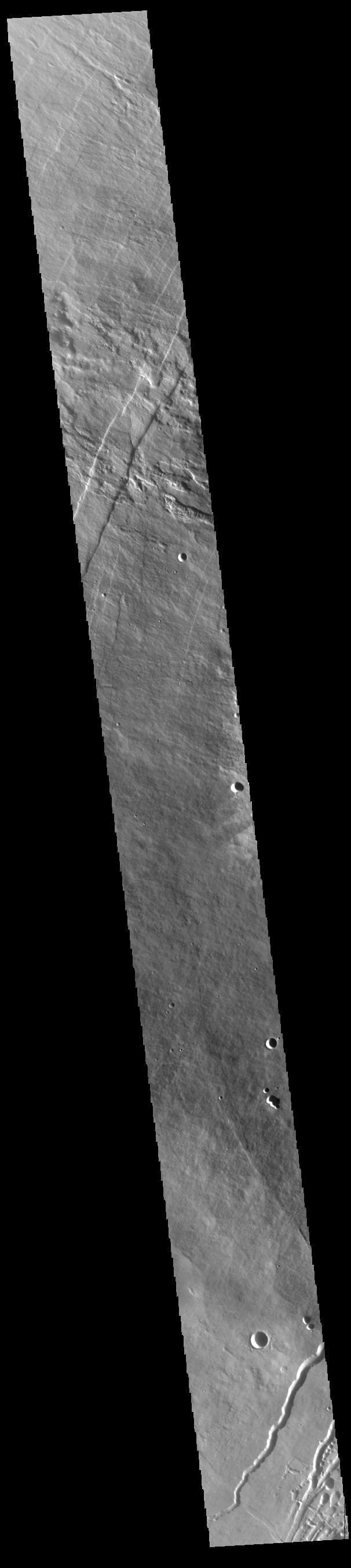 NASA image: Pavonis Mons Flank