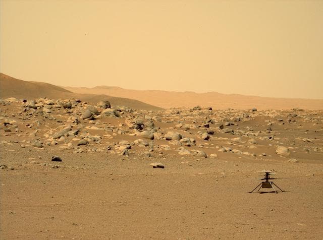 NASA image: Ingenuity at Airfield D