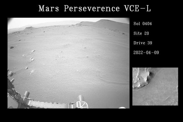 NASA image: AutoNav Drives Perseverance Forward