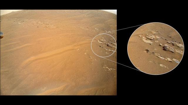 NASA image: Fortun Ridge Imaged on Ingenuity's Flight 27